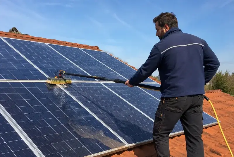 Nettoyage et entretien de panneaux solaires à Leffrinckoucke